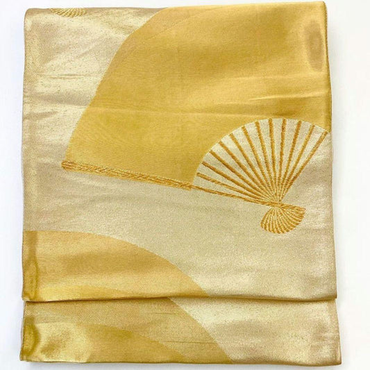 4224# Japanese Vintage Fukuro Obi Belt Kimono Fabric Silk Traditional Untailored
