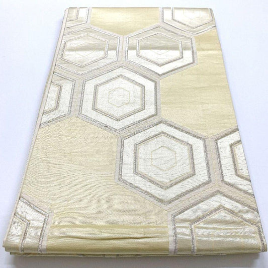 3357# Japanese Vintage Fukuro Obi Belt Kimono Fabric Silk Traditional