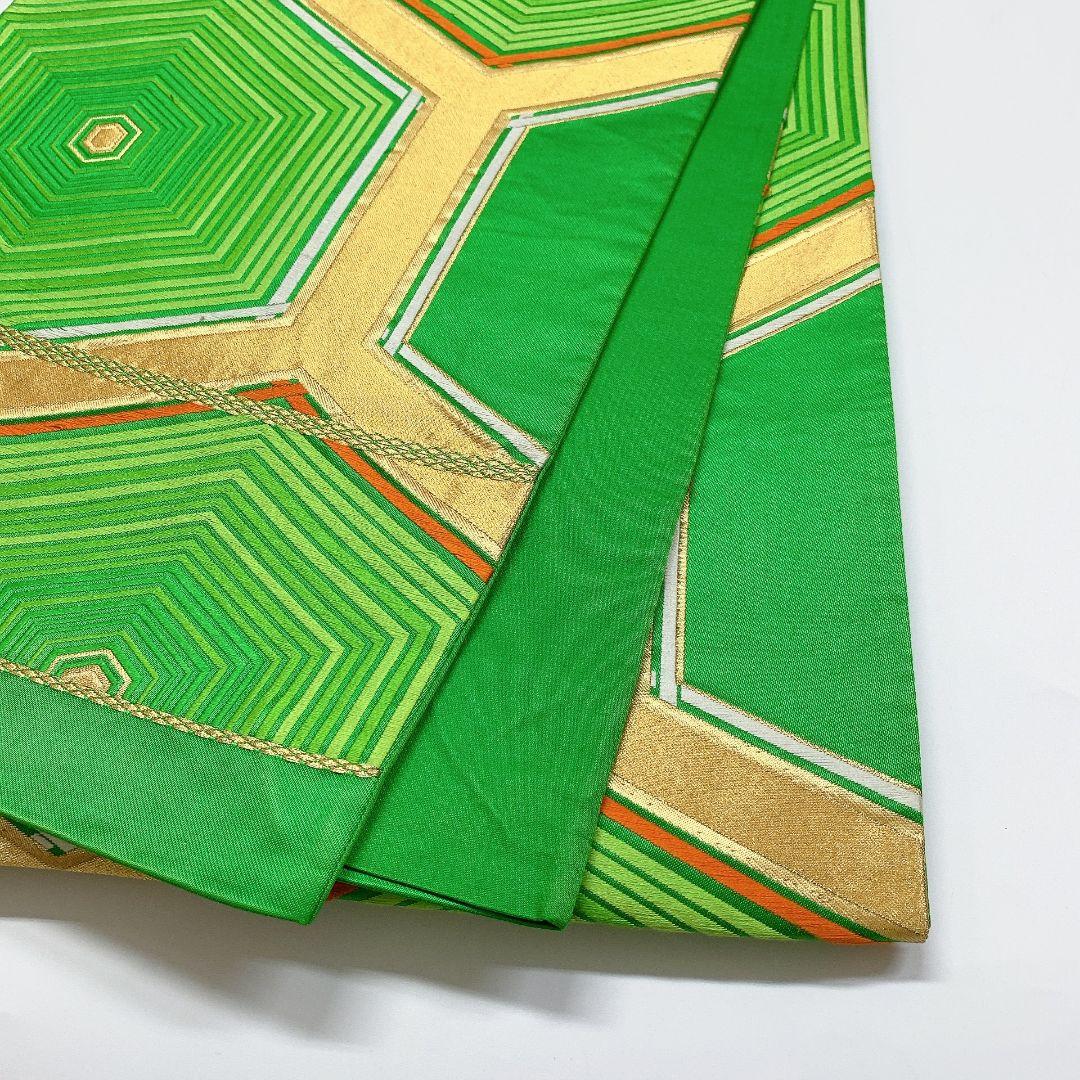 5077# Japanese Vintage Fukuro Obi Belt Kimono Fabric Silk Traditional Untailored