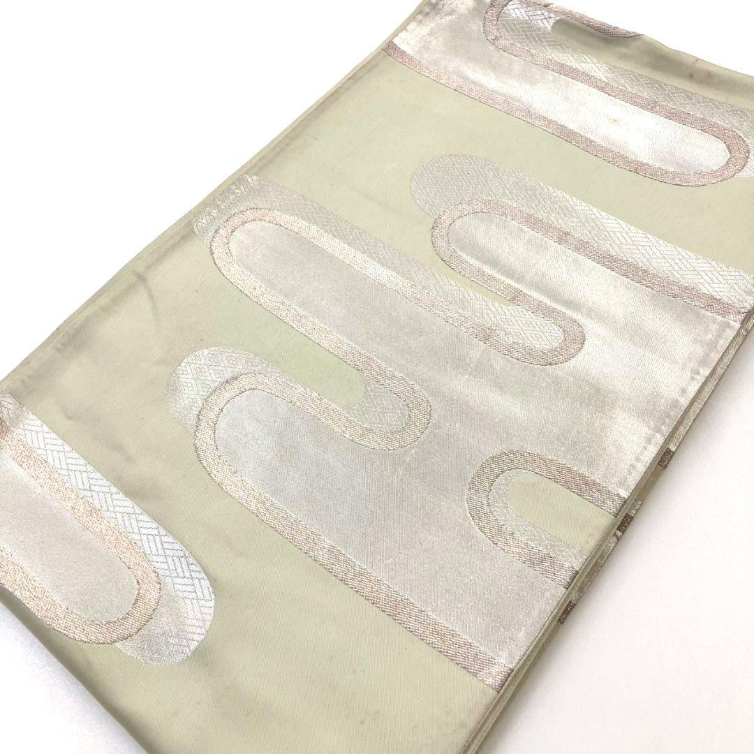 2487# Japanese Vintage Fukuro Obi Belt Kimono Fabric Silk Traditional