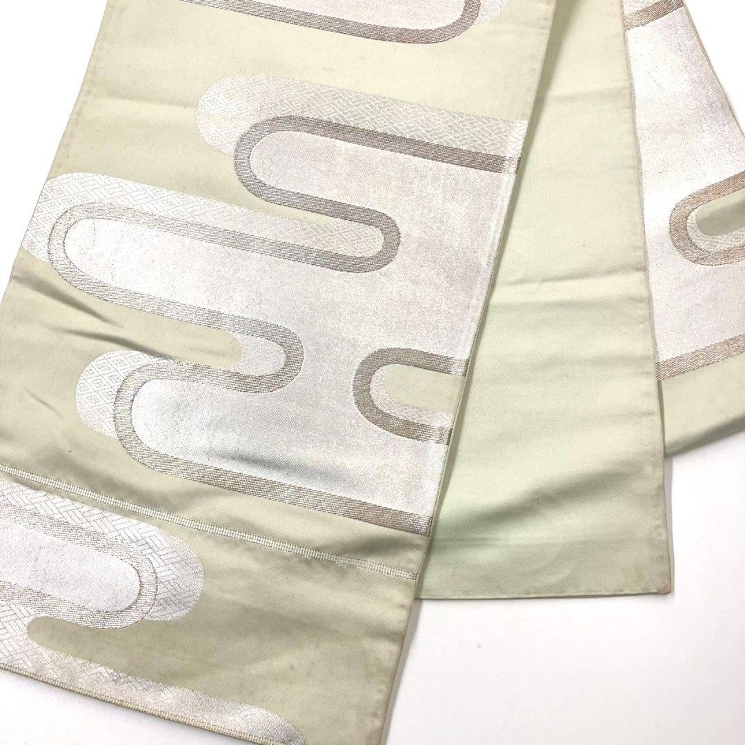 2487# Japanese Vintage Fukuro Obi Belt Kimono Fabric Silk Traditional