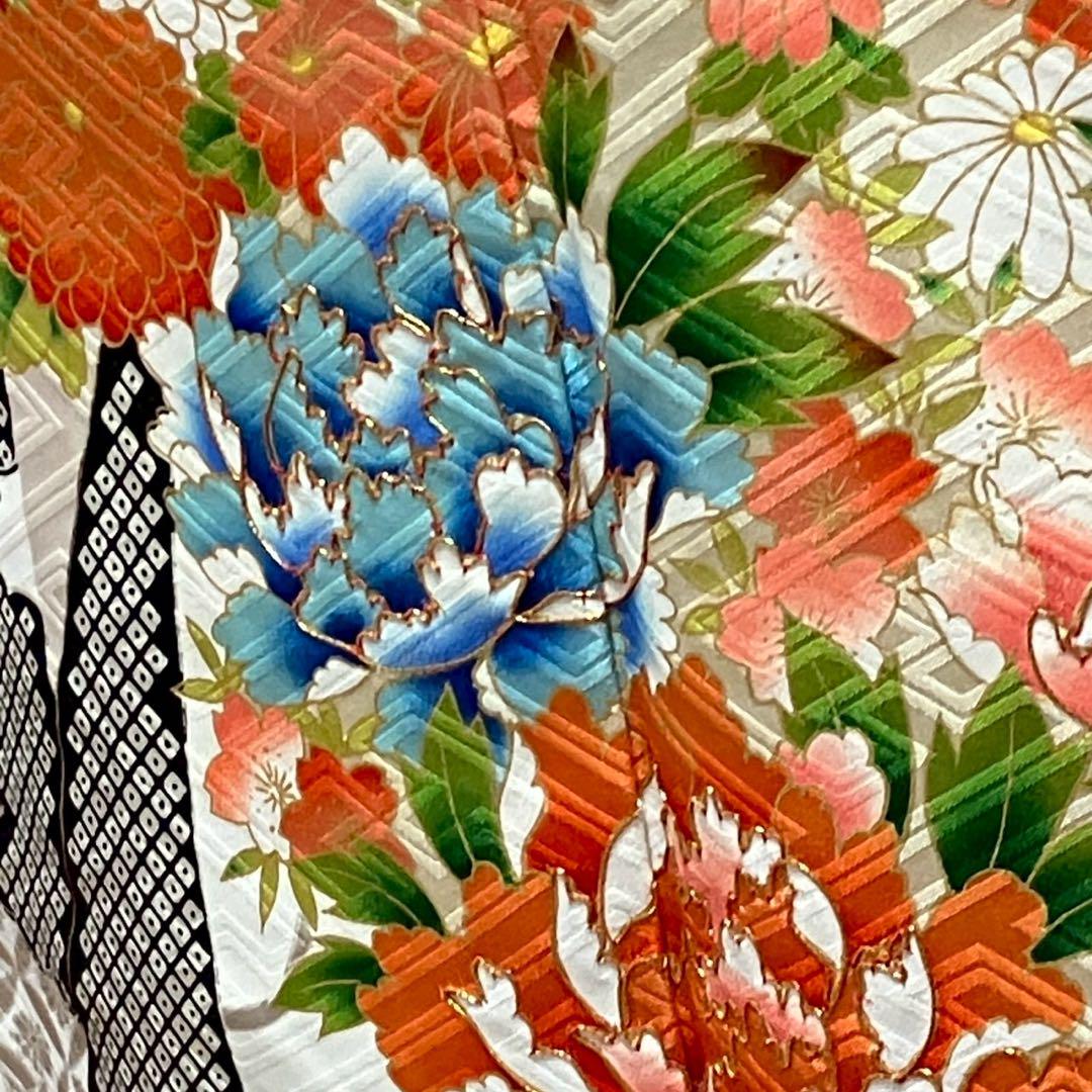 4426# Japanese Kimono Vintage Womens Silk Fabric Robe Kimono only sold