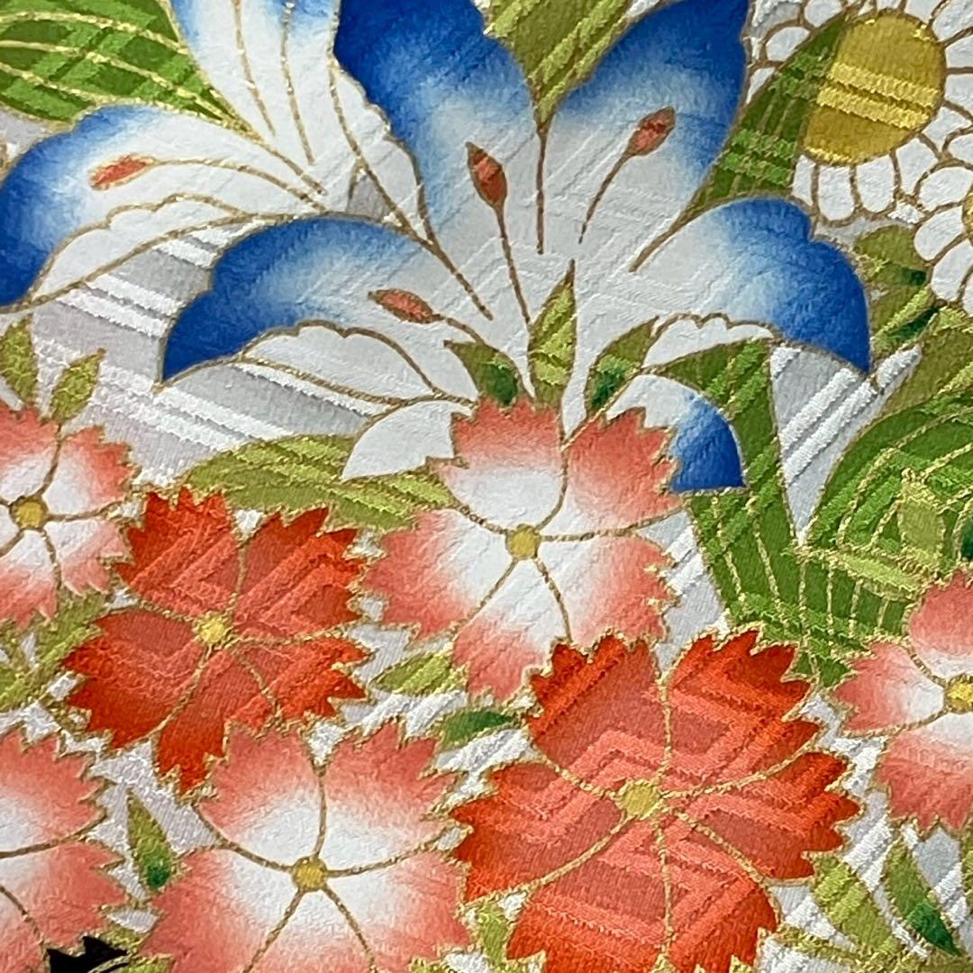 4426# Japanese Kimono Vintage Womens Silk Fabric Robe Kimono only sold