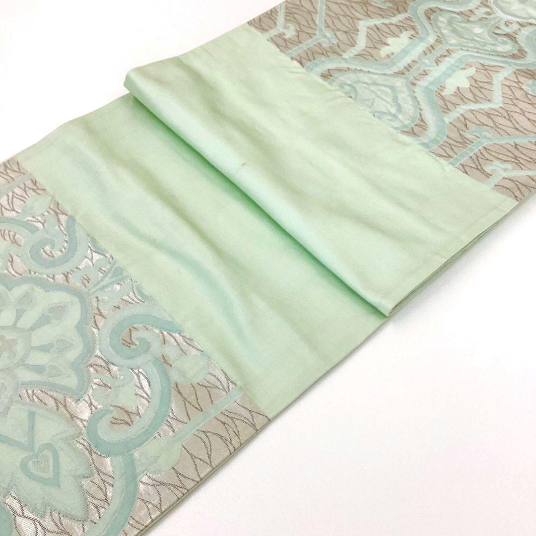 4931# Japanese Vintage Fukuro Obi Belt Kimono Fabric Silk Traditional