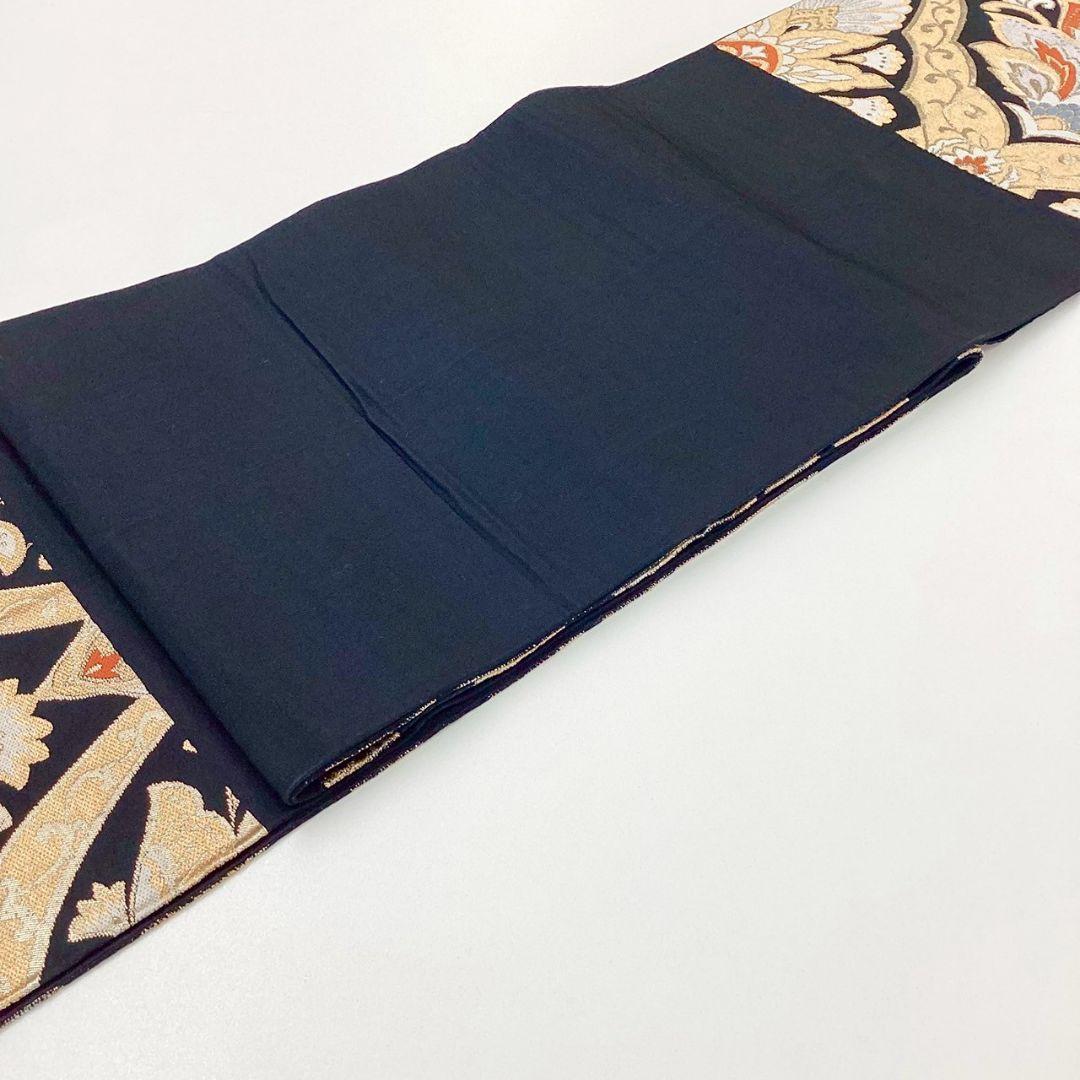 4960# Japanese Vintage Fukuro Obi Belt Kimono Fabric Silk Traditional Untailored