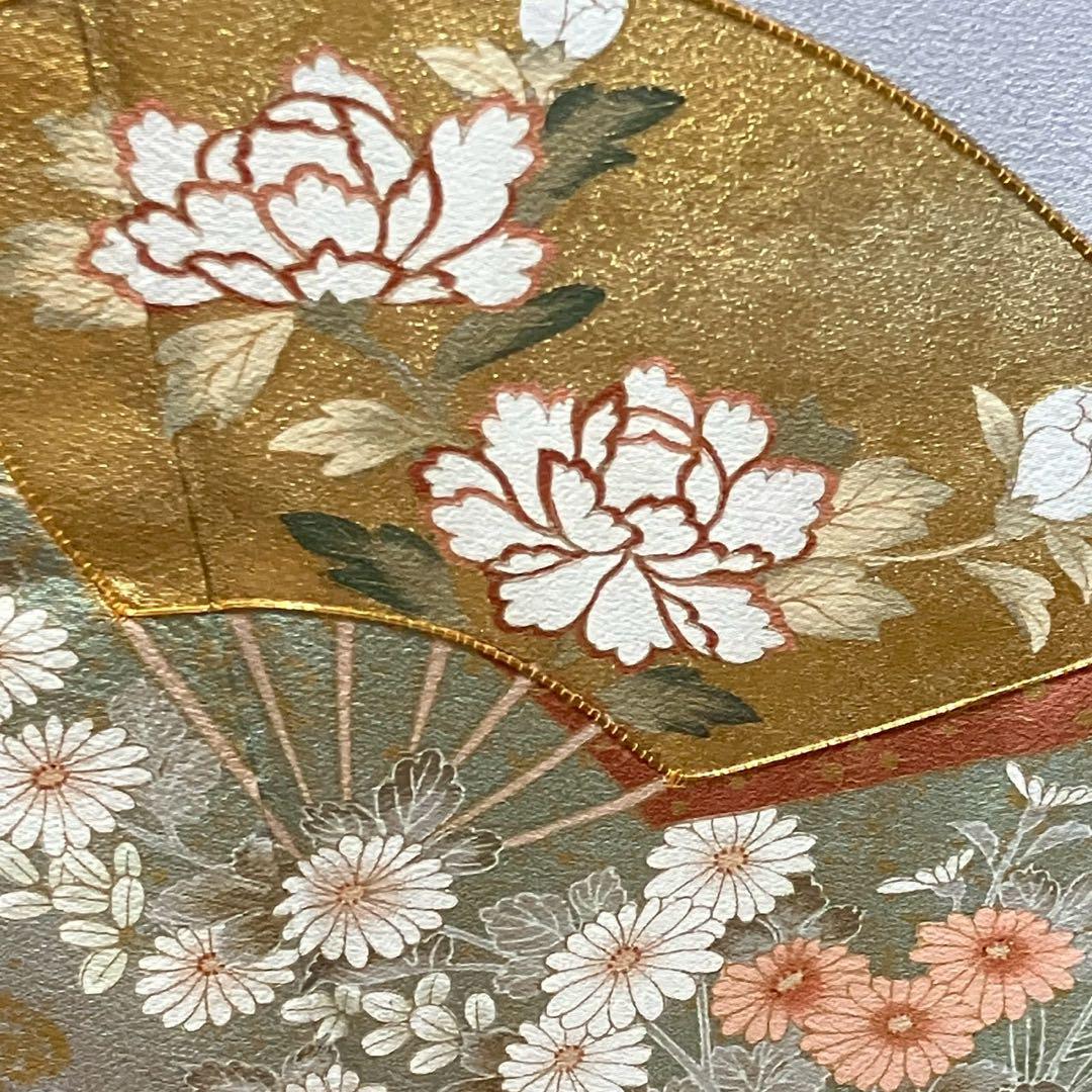 5793# Japanese Tomesode Kimono Vintage Womens Silk Fabric Robe Kimono only sold