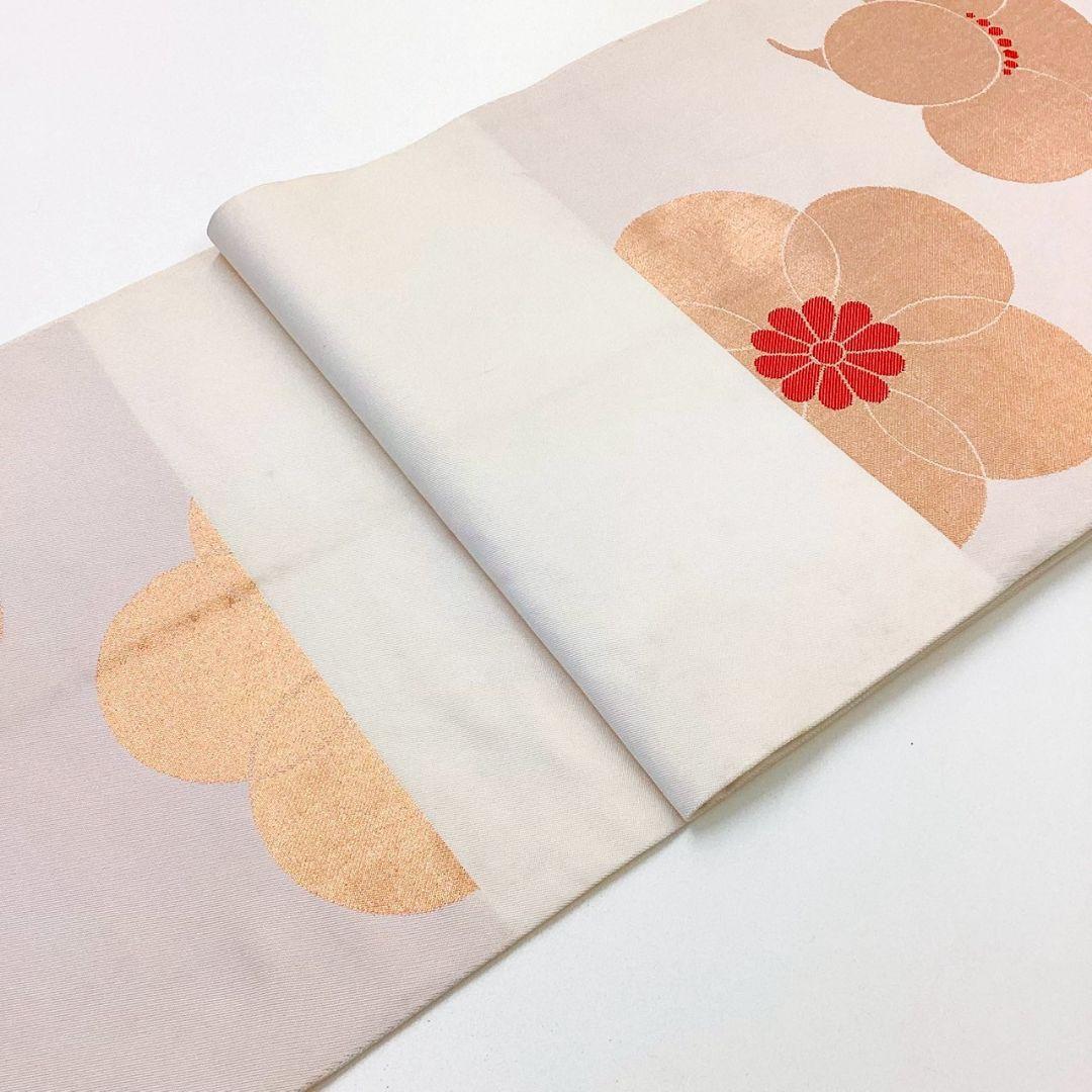 4941# Japanese Vintage Fukuro Obi Belt Kimono Fabric Silk Traditional
