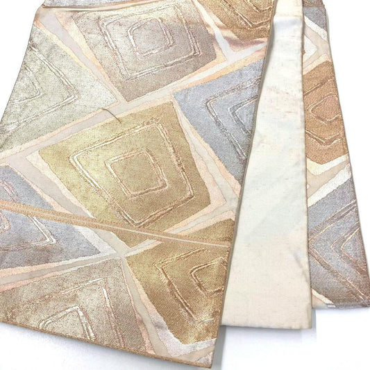 3021# Japanese Vintage Fukuro Obi Belt Kimono Fabric Silk Traditional