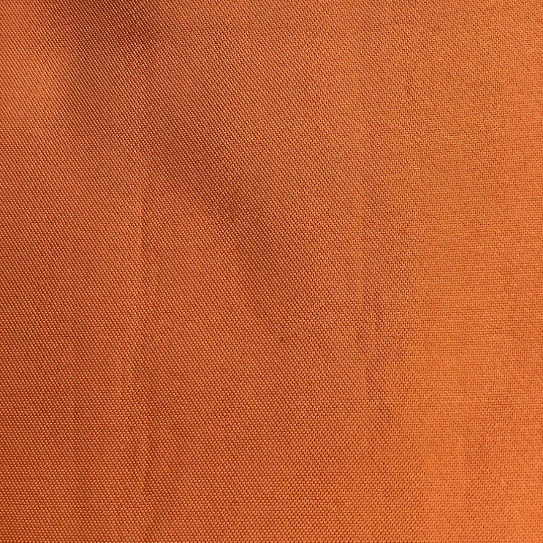 4984# Japanese Vintage Fukuro Obi Belt Kimono Fabric Silk Traditional Orange