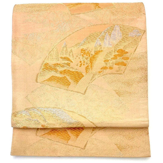 4270# Japanese Vintage Fukuro Obi Belt Kimono Fabric Silk Traditional Untailored