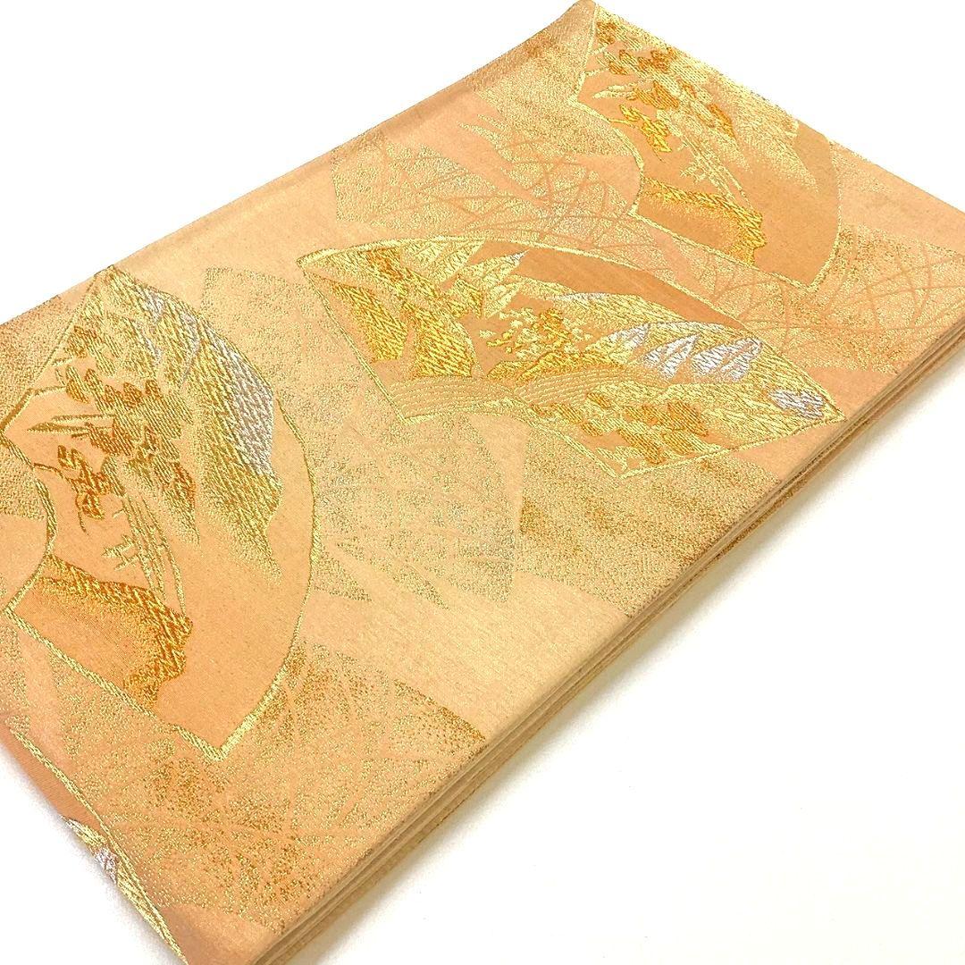 4270# Japanese Vintage Fukuro Obi Belt Kimono Fabric Silk Traditional Untailored