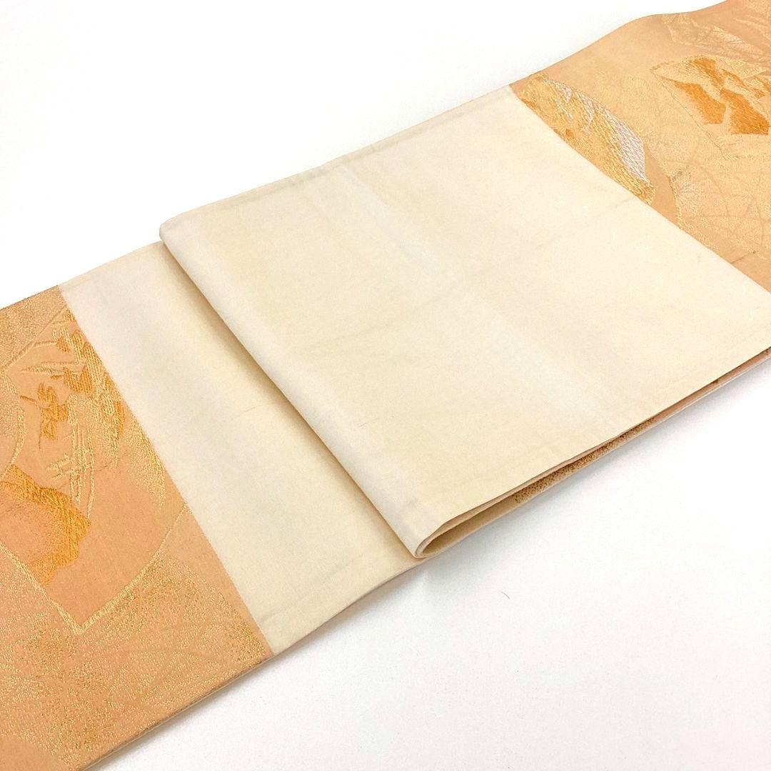 4270# Japanese Vintage Fukuro Obi Belt Kimono Fabric Silk Traditional Untailored