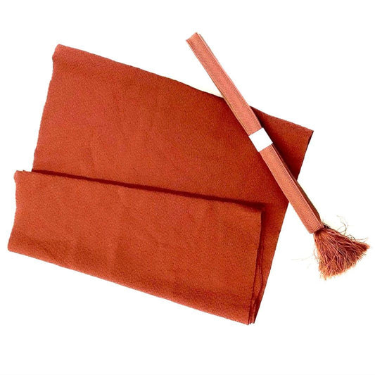 3531# Japanese Kimono Accessory Vintage Obiage and Obijime 2-piece Set Silk