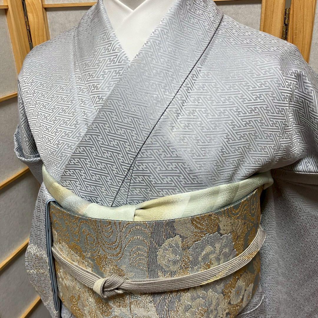 5459# Japanese Kimono Vintage Womens Silk Fabric Robe Kimono only sold Shibori
