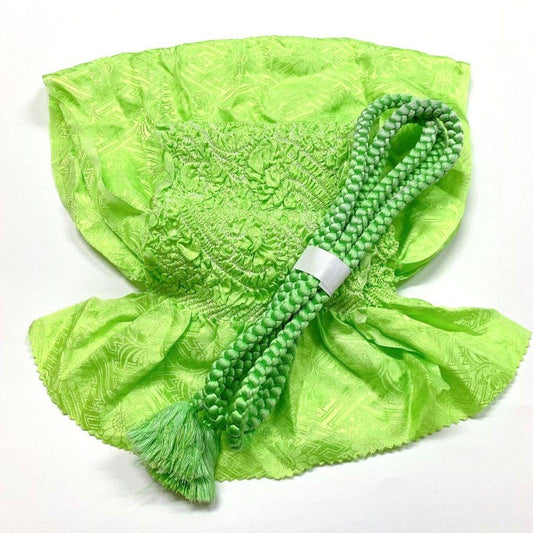 3857# Japanese Kimono Accessory Obiage and Obijime 2-piece Set Silk Shibori