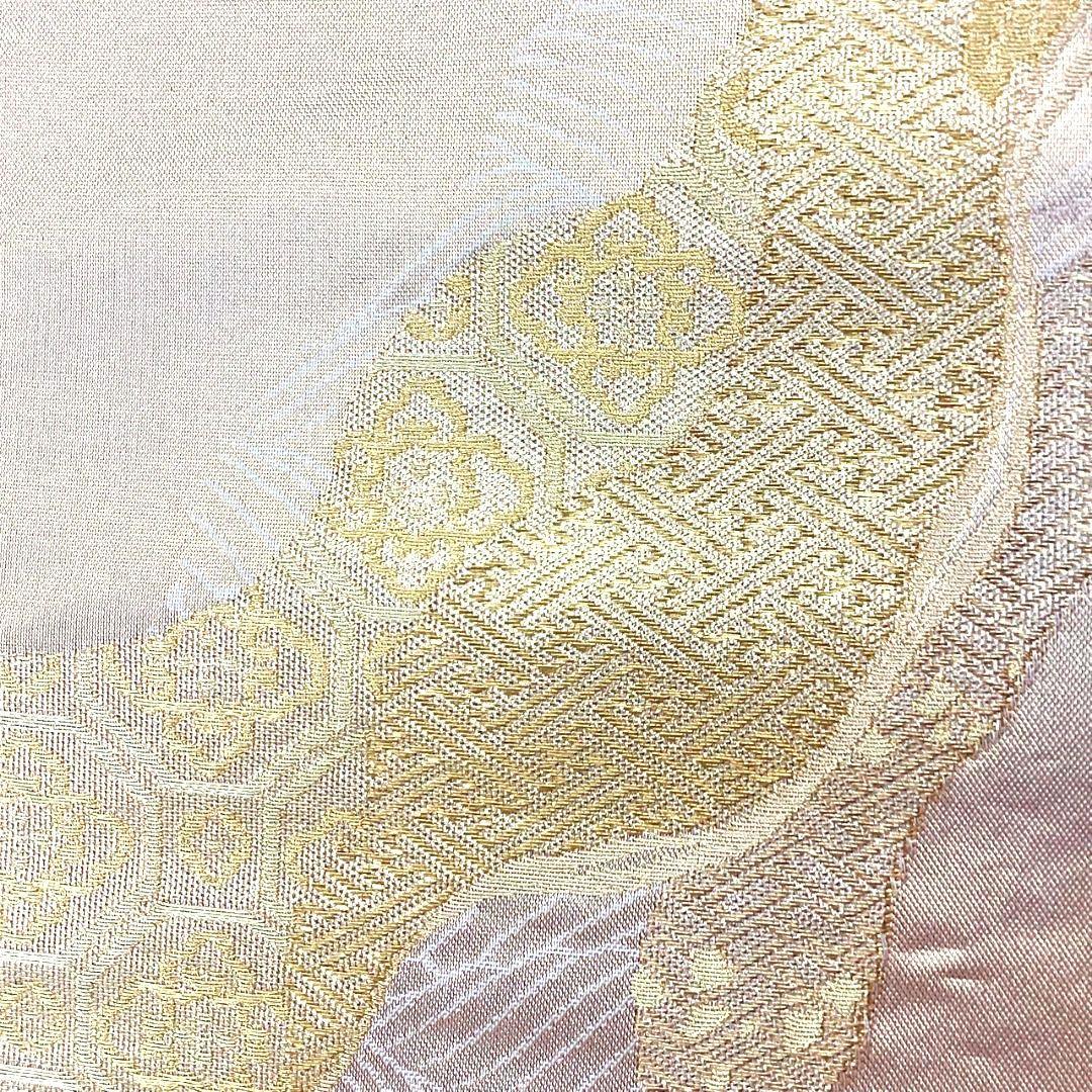 4286# Japanese Vintage Fukuro Obi Belt Kimono Fabric Silk Traditional