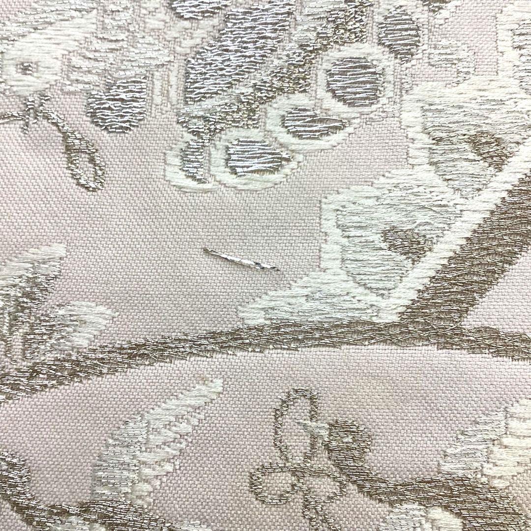 4990# Japanese Vintage Fukuro Obi Belt Kimono Fabric Silk Traditional