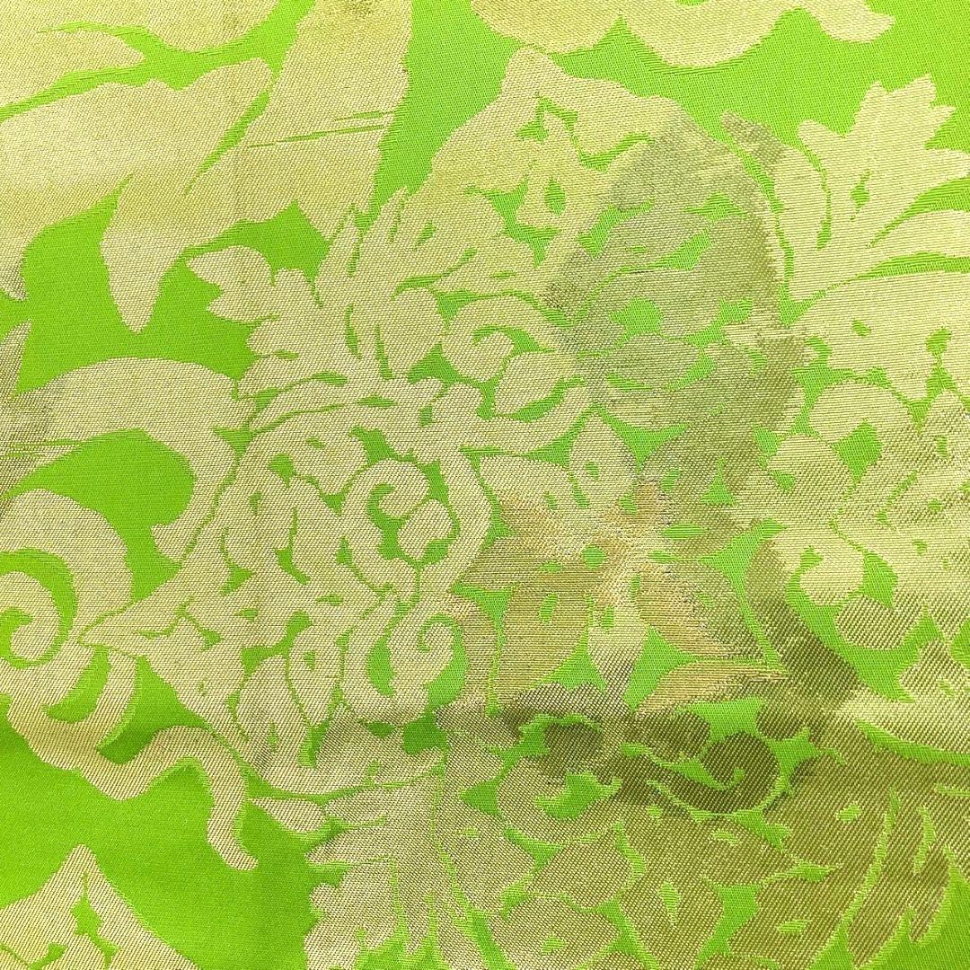 4261# Japanese Vintage Fukuro Obi Belt Kimono Fabric Silk Traditional
