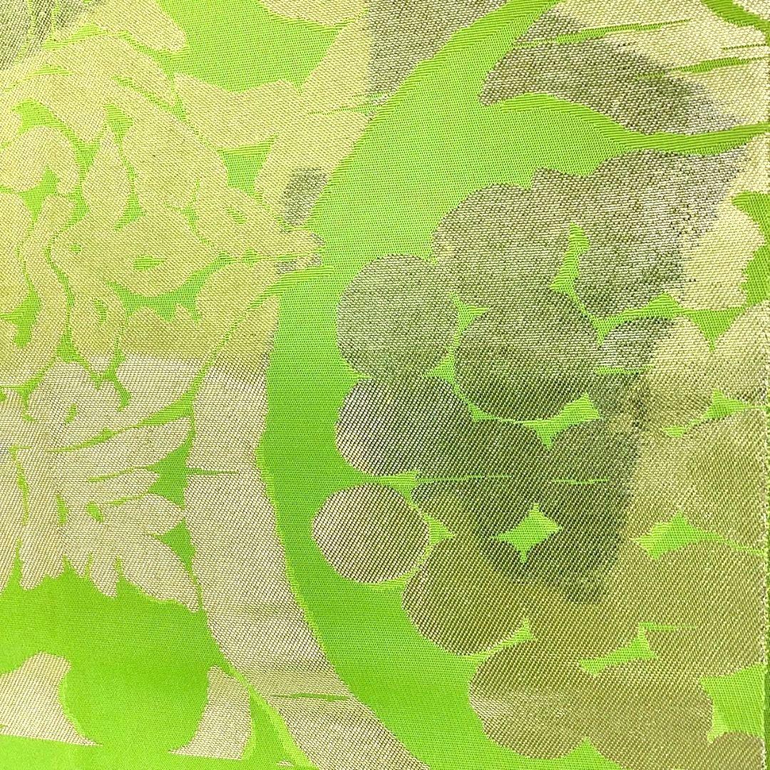 4261# Japanese Vintage Fukuro Obi Belt Kimono Fabric Silk Traditional