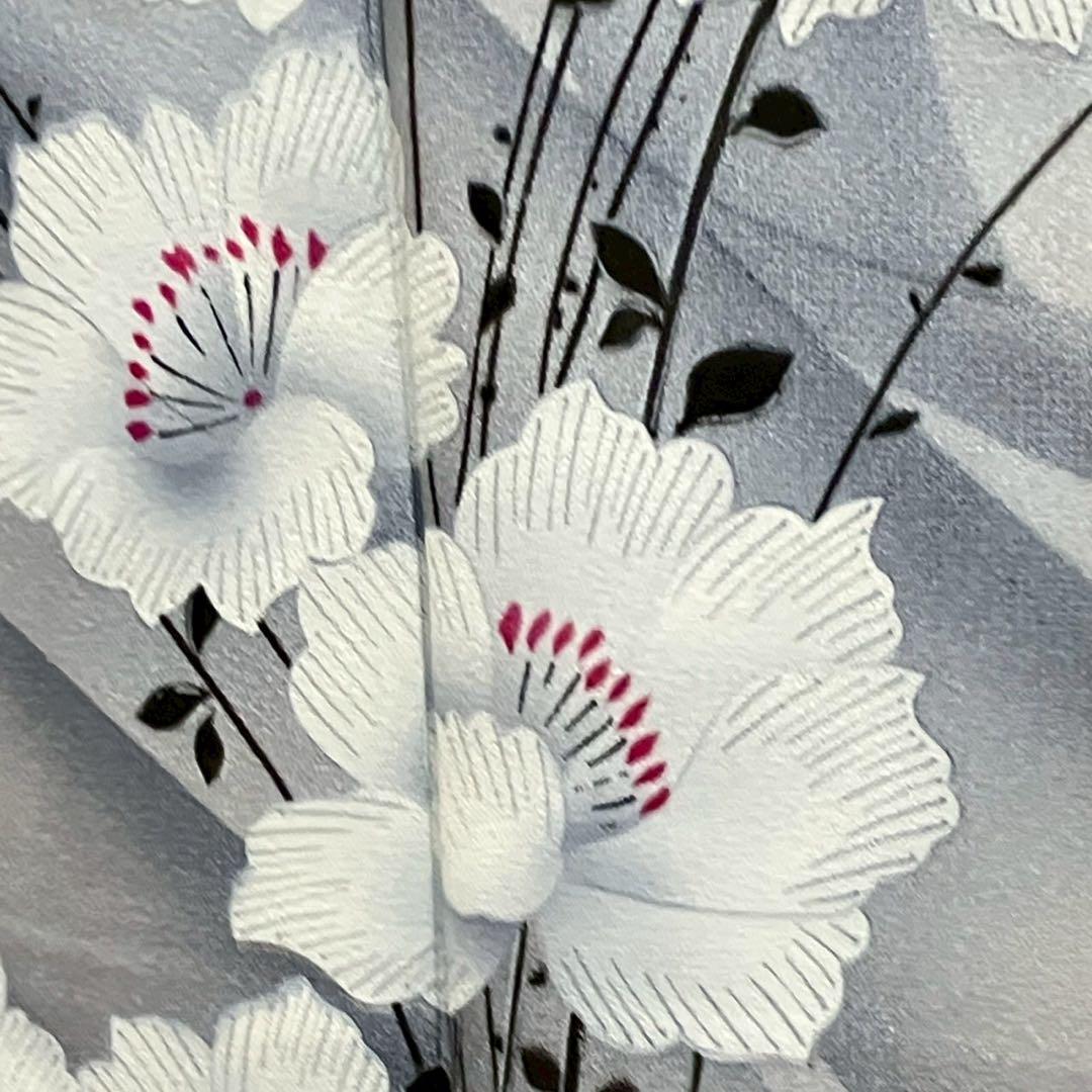 5452# Japanese Kimono Vintage Womens Silk Fabric Robe Kimono only sold