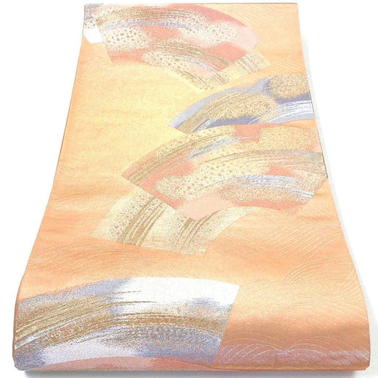 4769# Japanese Vintage Fukuro Obi Belt Kimono Fabric Silk Traditional 　