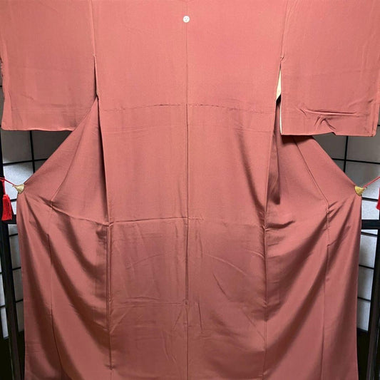 5156# Japanese Kimono Vintage Fabric Pure Silk Robe Women's Traditional
