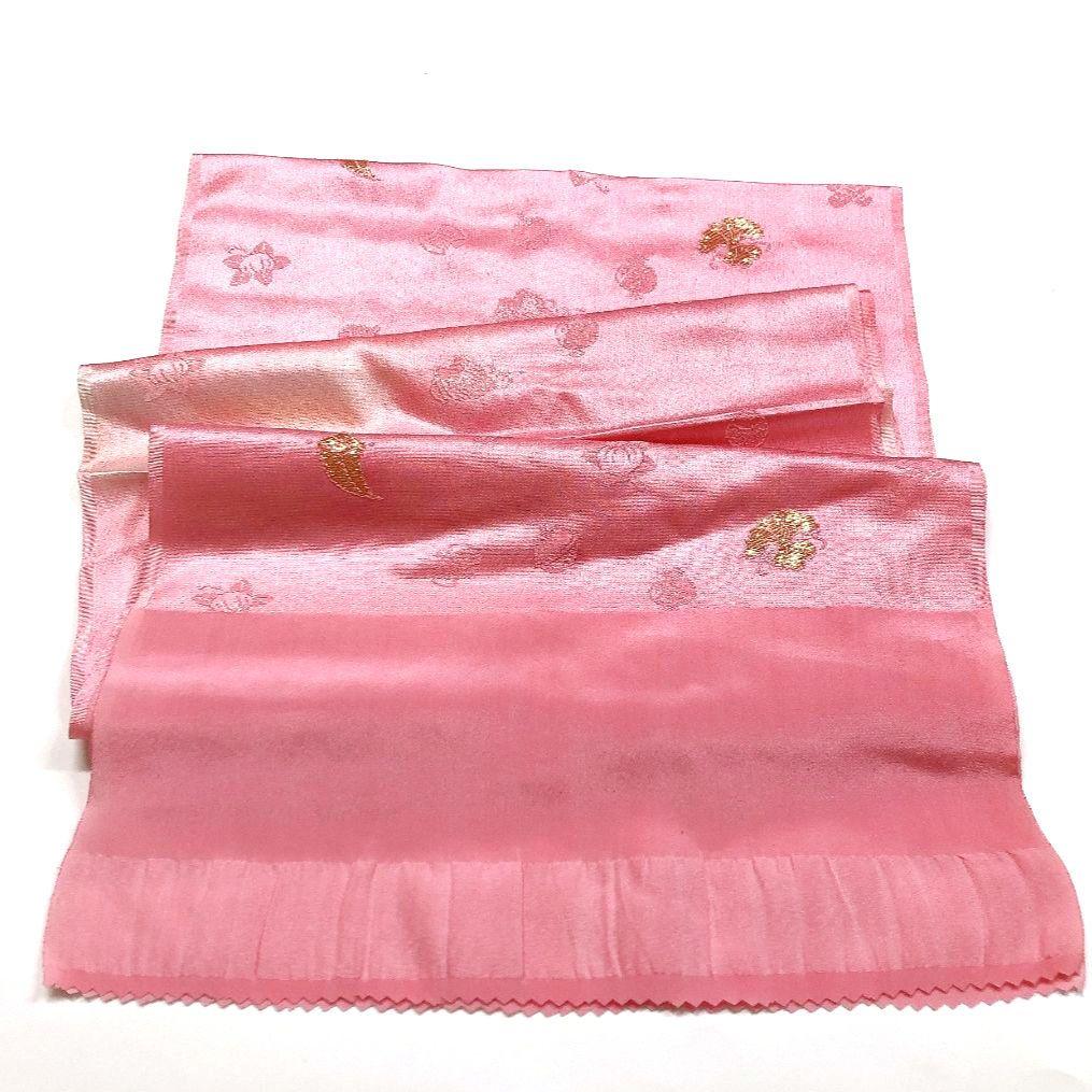 4613# Japanese Kimono Accessory Vintage Obiage and Obijime 2-piece Set Silk