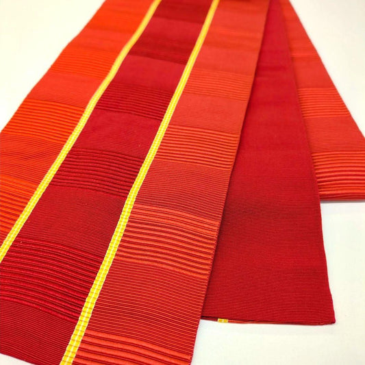 2450# Japanese Vintage Hanhaba Obi Belt Kimono Fabric Yukata Women's Traditional