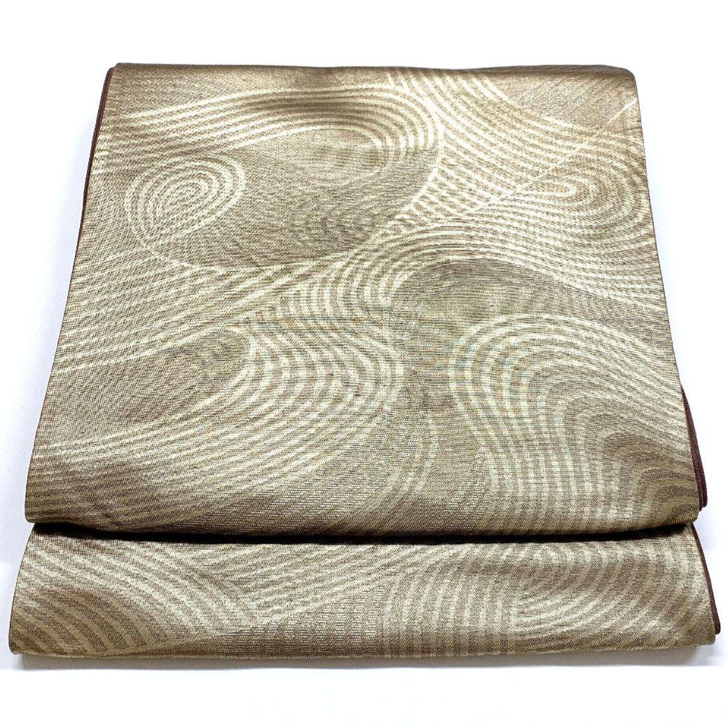 4536# Japanese Vintage Fukuro Obi Belt Kimono Fabric Silk Traditional Untailored