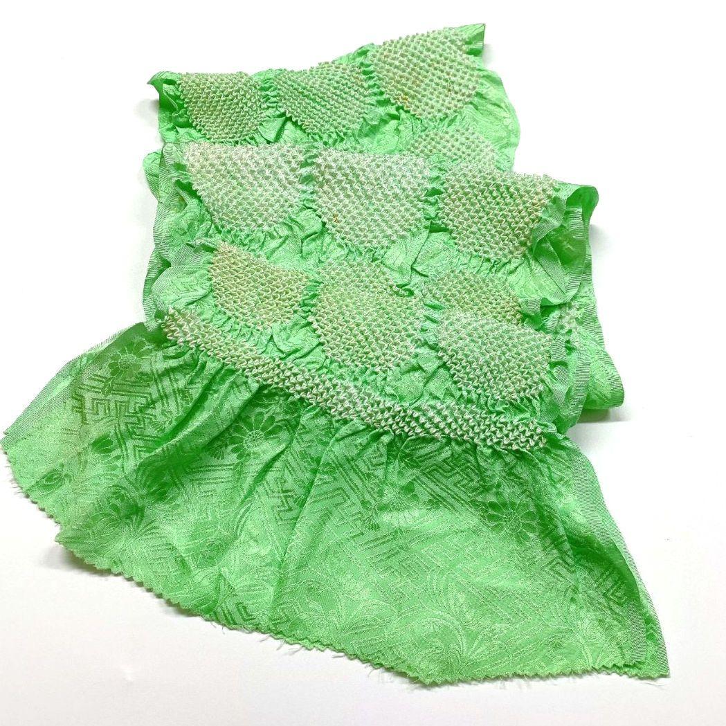 3365# Japanese Kimono Accessory Obiage and Obijime 2-piece Set Silk Shibori