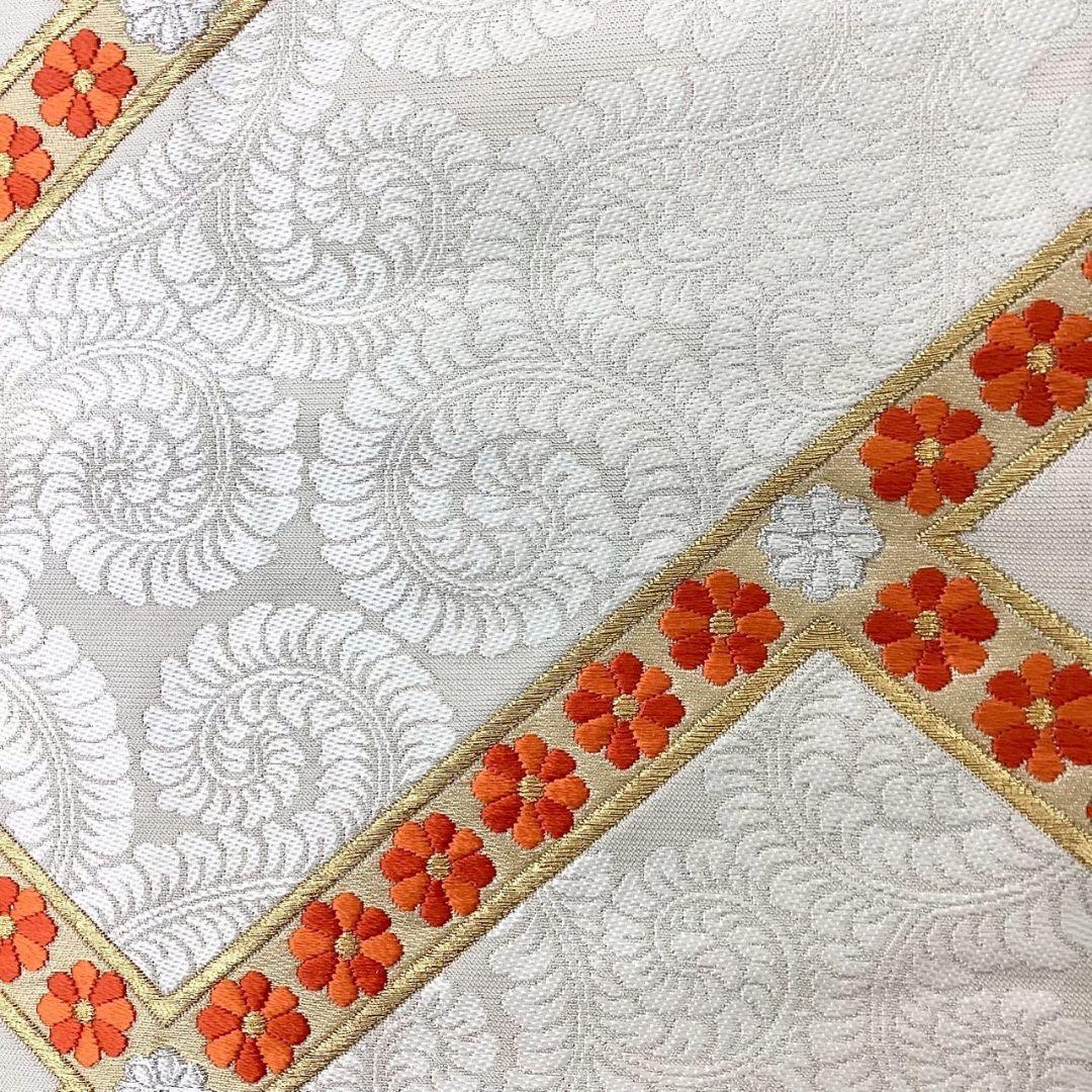 4293# Japanese Vintage Fukuro Obi Belt Kimono Fabric Silk Traditional