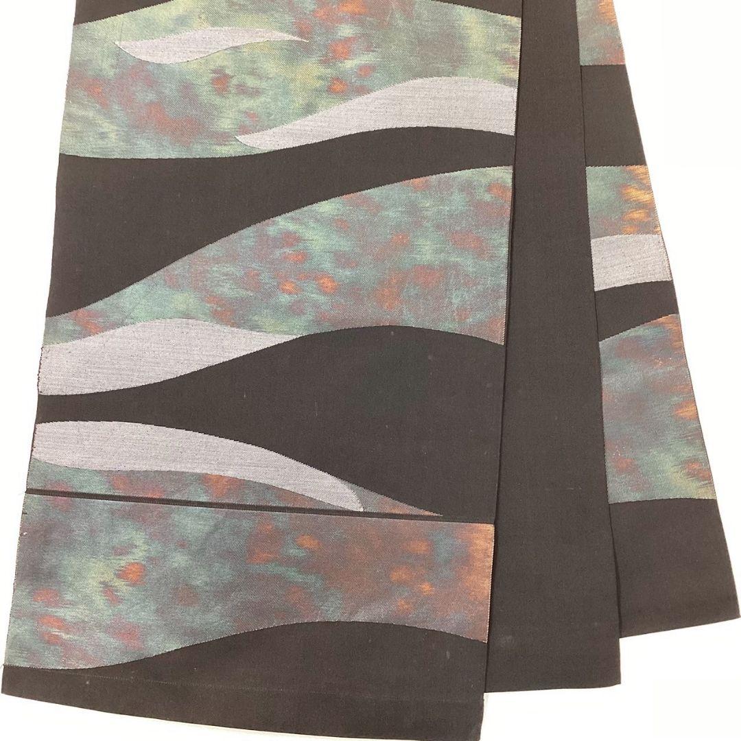 4974# Japanese Vintage Fukuro Obi Belt Kimono Fabric Silk Traditional Untailored
