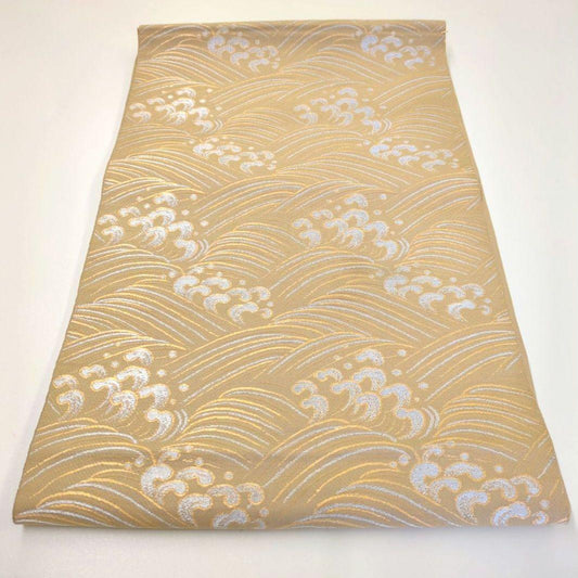 2594# Japanese Vintage Fukuro Obi Belt Kimono Fabric Silk Traditional