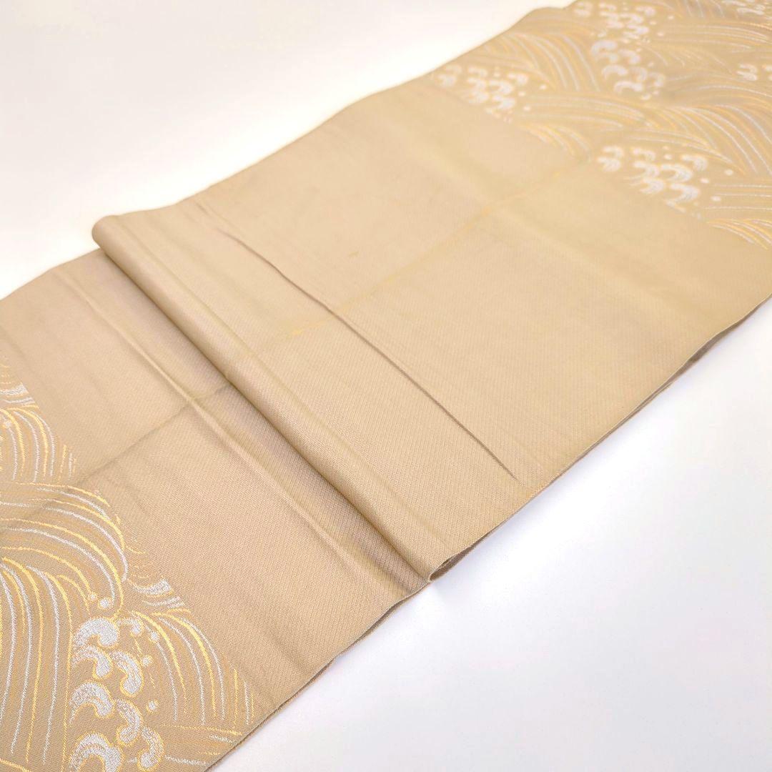 2594# Japanese Vintage Fukuro Obi Belt Kimono Fabric Silk Traditional