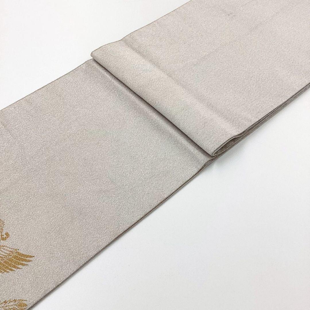 4939# Japanese Vintage Fukuro Obi Belt Kimono Fabric Silk Traditional Untailored