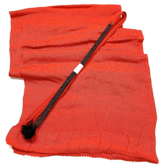 4633# Japanese Kimono Accessory Vintage Obiage and Obijime 2-piece Set Silk