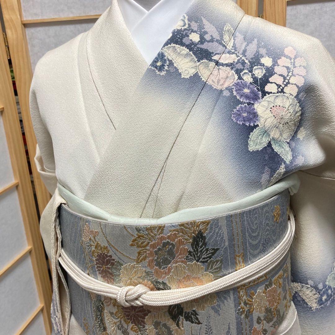 9339# Japanese Kimono Vintage Pure Silk Robe Traditional Kimono only sold 157cm
