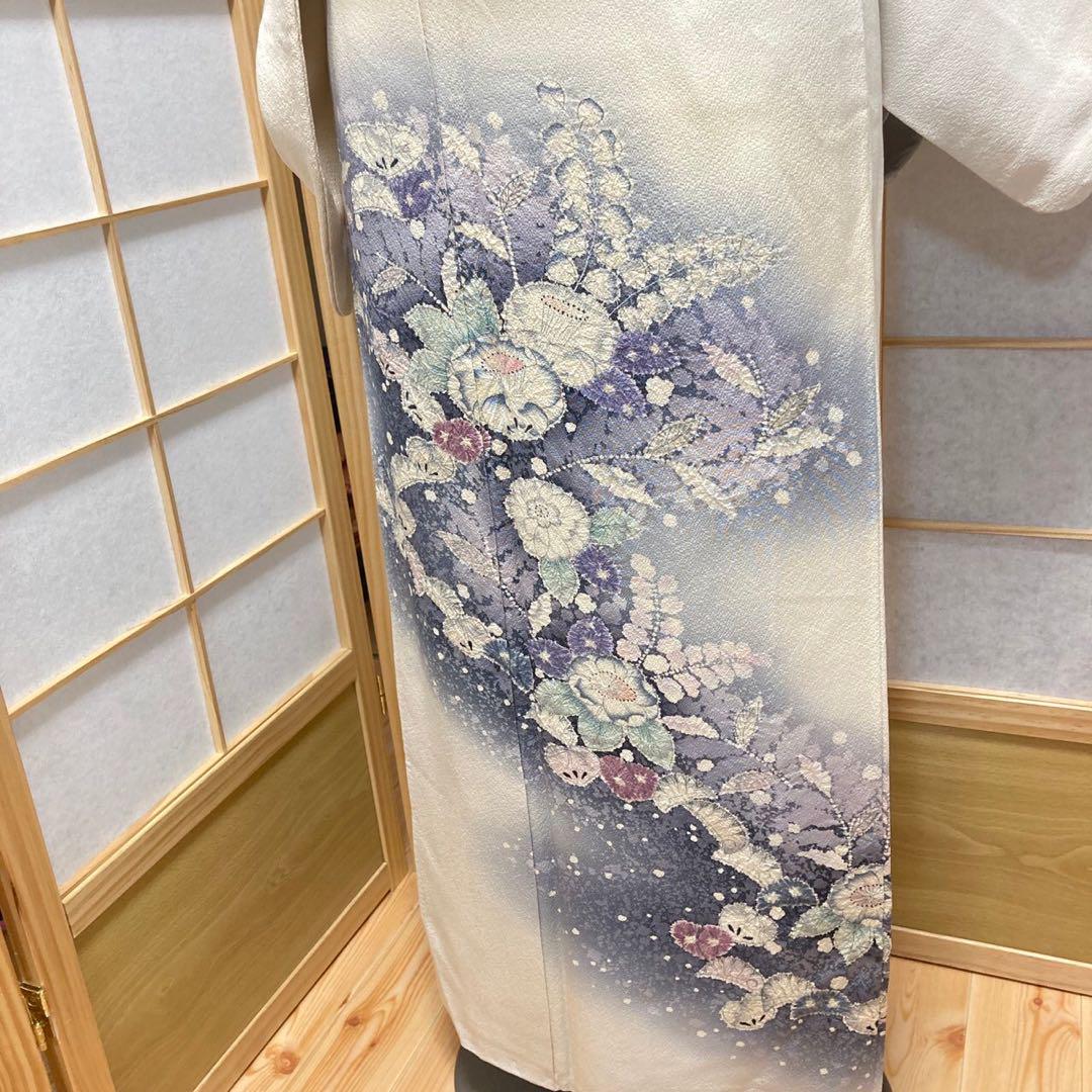 9339# Japanese Kimono Vintage Pure Silk Robe Traditional Kimono only sold 157cm
