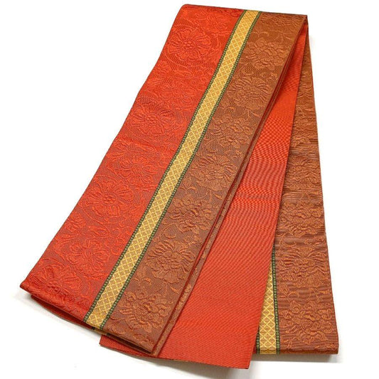 4998# Japanese Vintage Hanhaba Obi Belt Kimono Fabric Yukata Women's Traditional