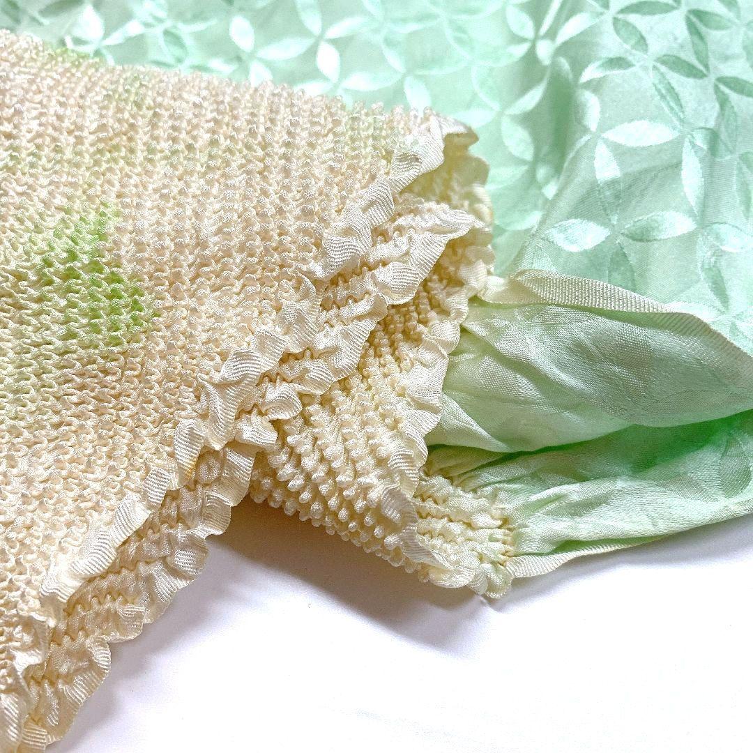 4641# Japanese Kimono Accessory Obiage and Obijime 2-piece Set Silk Shibori
