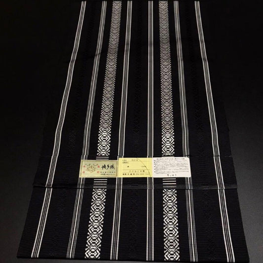 8473# Japanese Vintage Nagoya Obi Belt Kimono Fabric Silk Traditional