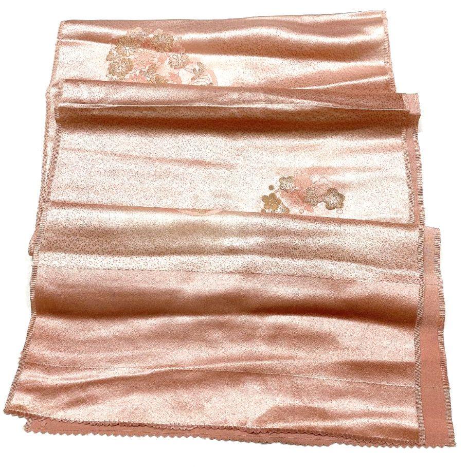 4577# Japanese Kimono Accessory Vintage Obiage and Obijime 2-piece Set Silk