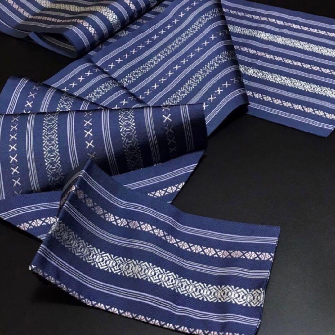 8471# Japanese Vintage Nagoya Obi Belt Kimono Fabric Silk Traditional