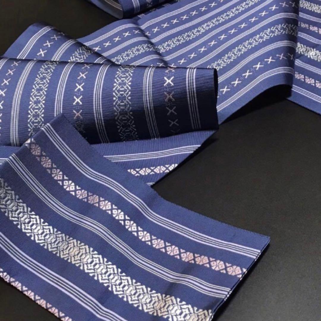 8471# Japanese Vintage Nagoya Obi Belt Kimono Fabric Silk Traditional