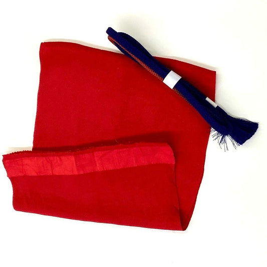 3452# Japanese Kimono Accessory Vintage Obiage and Obijime 2-piece Set Silk