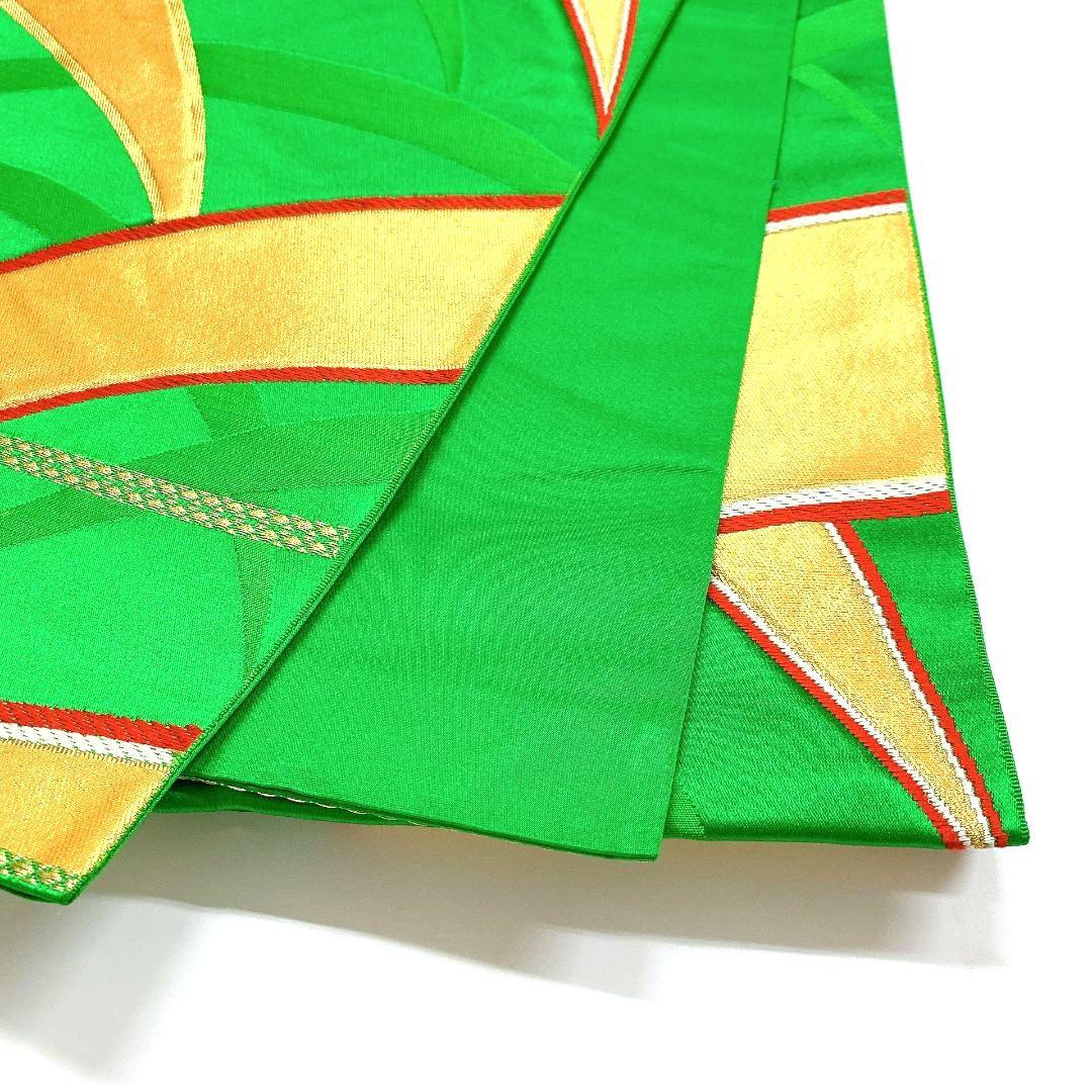 4454# Japanese Vintage Fukuro Obi Belt Kimono Fabric Silk Traditional Embroidery