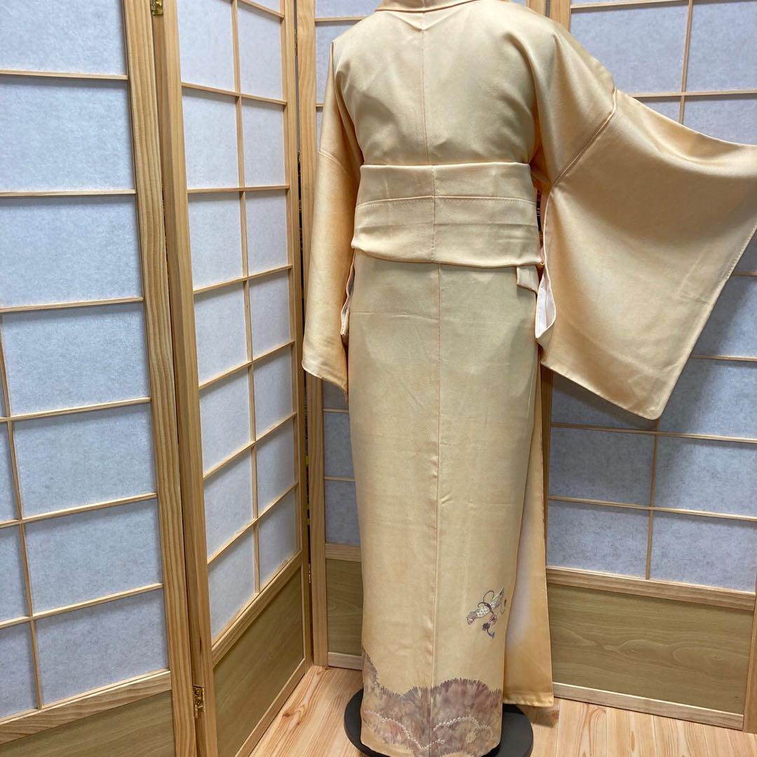 1717# Japanese Kimono Vintage Womens Silk Fabric Robe Kimono only sold Shibori