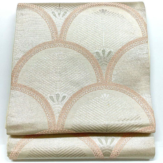 3285# Japanese Vintage Fukuro Obi Belt Kimono Fabric Silk Traditional Untailored