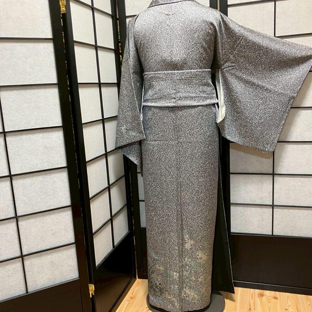 5463# Japanese Kimono Vintage Womens Silk Fabric Robe Kimono only sold