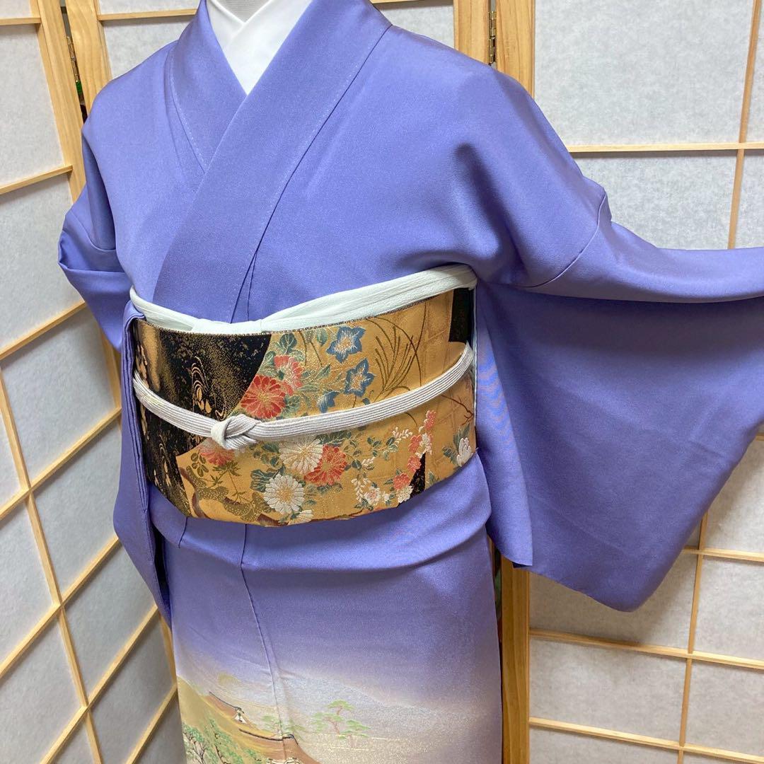 3939# Japanese Tomesode Kimono Vintage Womens Silk Fabric Robe Kimono only sold
